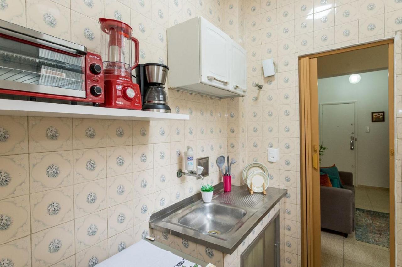 Conforto E Relax, Caminhando A De Copacabana, E Sala, Completo, Com Wi Fi, Cozinha, Ar Condicionado Apartamento Río de Janeiro